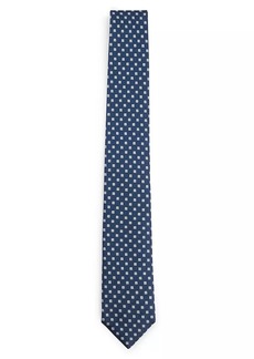 Hugo Boss Silk Tie with Jacquard Woven Pattern