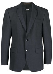 Hugo Boss single-breasted stretch-wool blazer