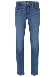 Hugo Boss Slim-fit jeans in blue comfort-silk denim