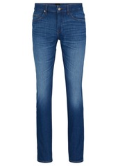 Hugo Boss Slim-fit jeans in super-soft blue Italian denim
