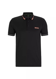 Hugo Boss Slim-Fit Polo Shirt with Contrast Logos