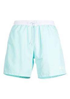 Hugo Boss Starfish logo-print swim shorts