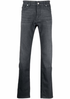 Hugo Boss straight-leg grey-wash jeans
