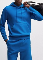 Hugo Boss Stretch-Cotton Hoodie with Sandwich Logo