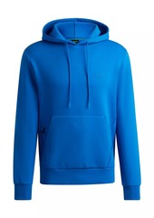 Hugo Boss Stretch-Cotton Hoodie with Sandwich Logo