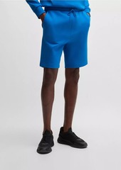 Hugo Boss Stretch-Cotton Regular-Fit Shorts with Sandwich Logo