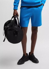 Hugo Boss Stretch-Cotton Regular-Fit Shorts with Sandwich Logo