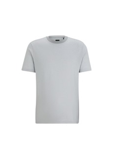 Hugo Boss Structured-cotton T-shirt with mercerized finish