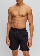 Hugo Boss Swim Shorts with Embroidered Logo