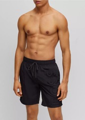 Hugo Boss Swim Shorts with Embroidered Logo