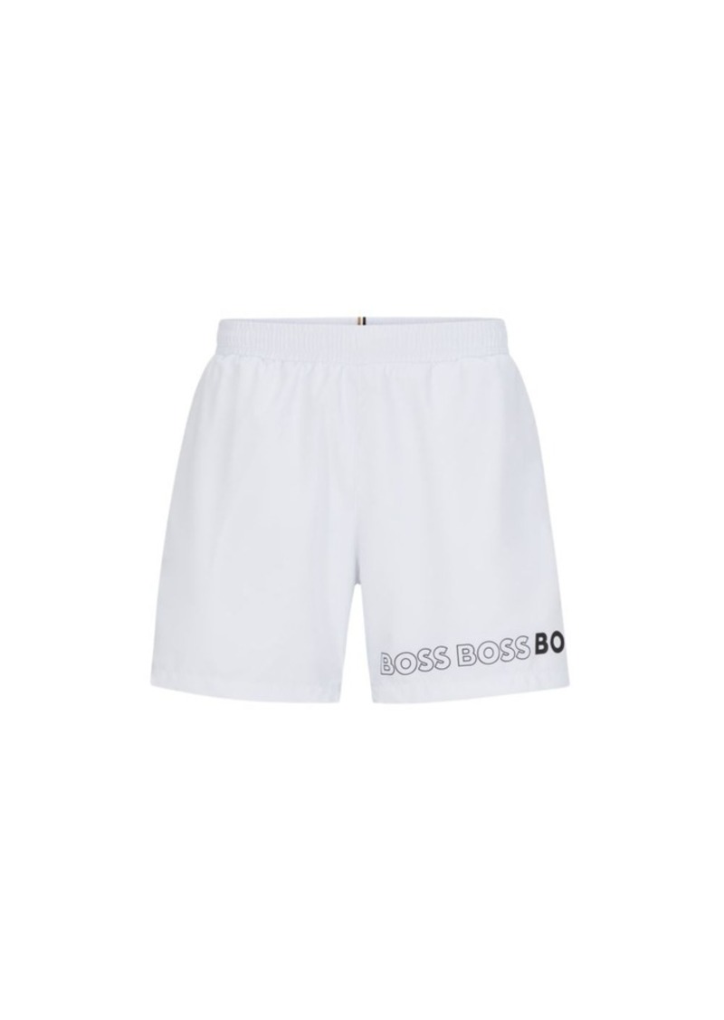 Hugo Boss Swim shorts with repeat logos