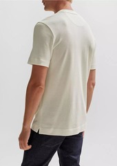 Hugo Boss Textured-Knit T-Shirt