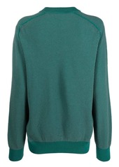 Hugo Boss textured round-neck jumper