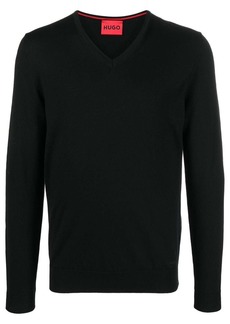 Hugo Boss V-neck-wool-jumper