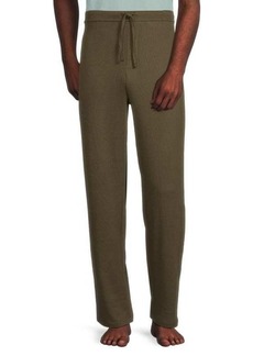 Hugo Boss Waffle Knit Flat Front Pants