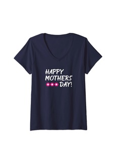 Hugo Boss Womens Happy Mothers' Day - t-shirt for moms V-Neck T-Shirt