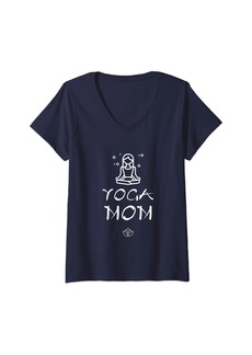 Hugo Boss Womens Yoga Mom - t-shirt for moms who love yoga V-Neck T-Shirt