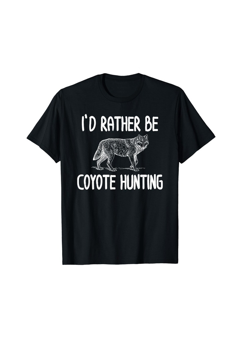 Coyote Hunting Shirt Predator Hunter Tee Shirts Funny Shirts T-Shirt