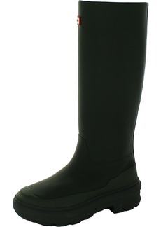 Hunter Eve Womens Pull On Tall Knee-High Boots
