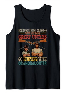 Hunter Great Uncles Go Hunting With Daughters Granddaughter Tank Top