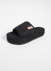 Hunter Boots Terry Toweling Beach Slides