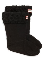 Hunter Cable Knit Cuff Welly Boot Socks