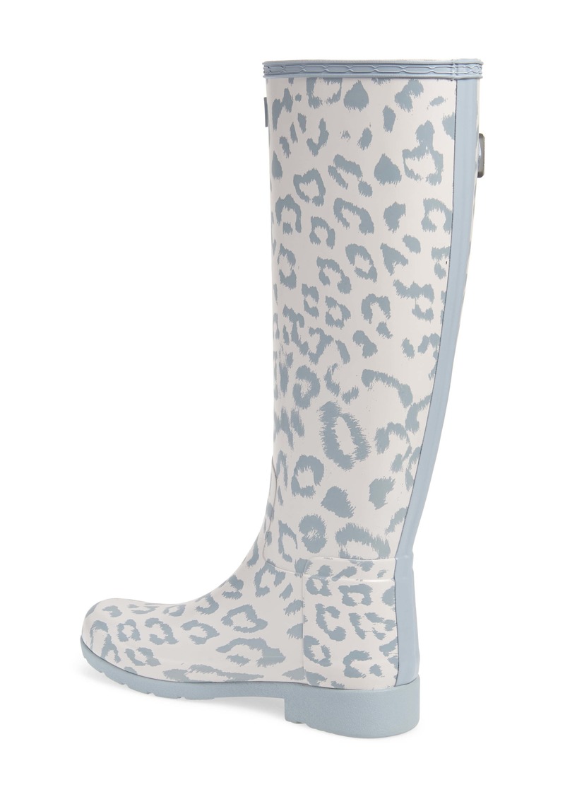 hunter leopard boots