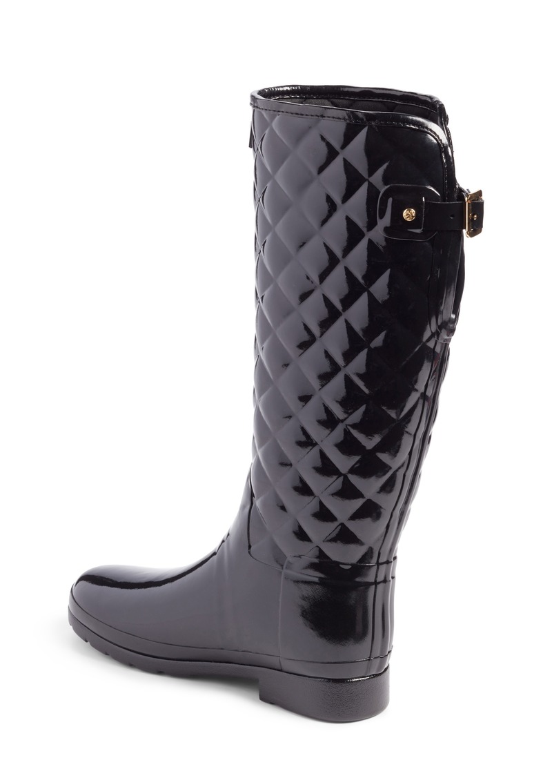 womens quilted rain boots