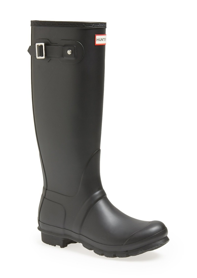 hunter original tall waterproof rain boot