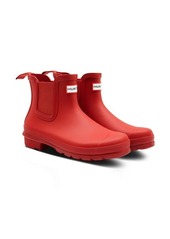 Hunter Original Waterproof Chelsea Rain Boot in Military Red/Red at Nordstrom