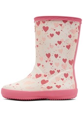 Hunter Toddler Kids' Original First Classic Rain Boots from Finish Line - White/Pink