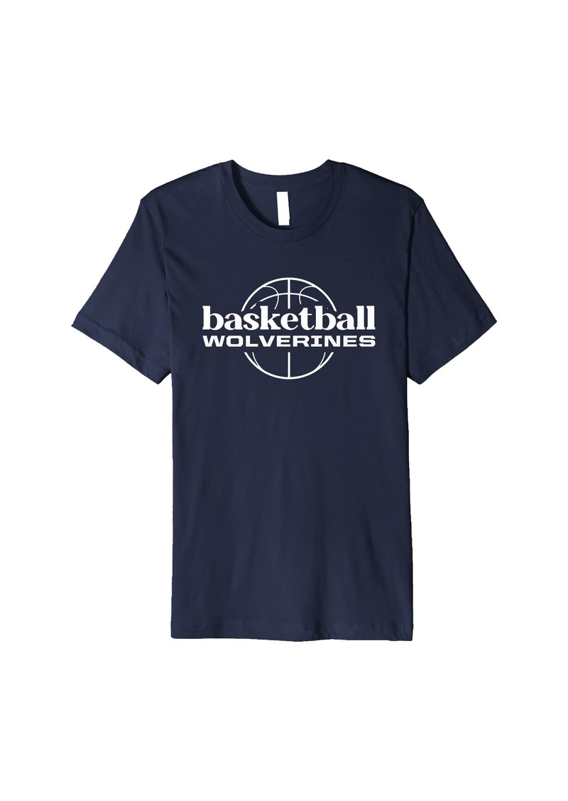 Hunter Wolverines Basketball Premium T-Shirt