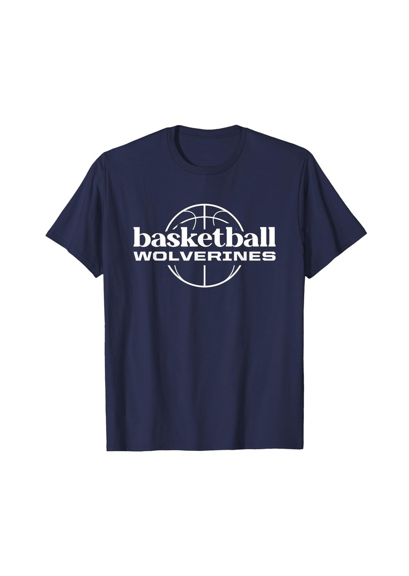 Hunter Wolverines Basketball T-Shirt