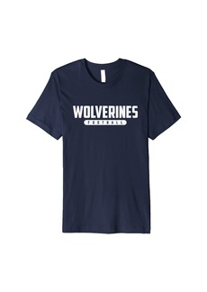 Hunter Wolverines Football Premium T-Shirt