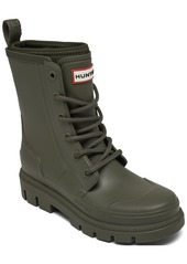 Hunter Women's Diana Waterproof Lace-Up Boots from Finish Line - Dark Green