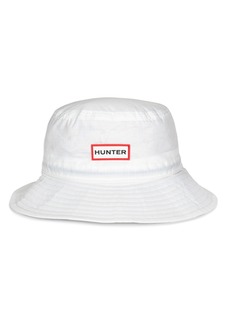 Hunter Women's Nylon Packable Bucket Hat - White