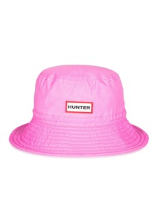 Hunter Women's Nylon Packable Bucket Hat - Hightlighter Pink