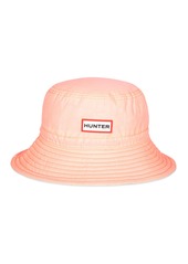 Hunter Women's Nylon Packable Bucket Hat - White