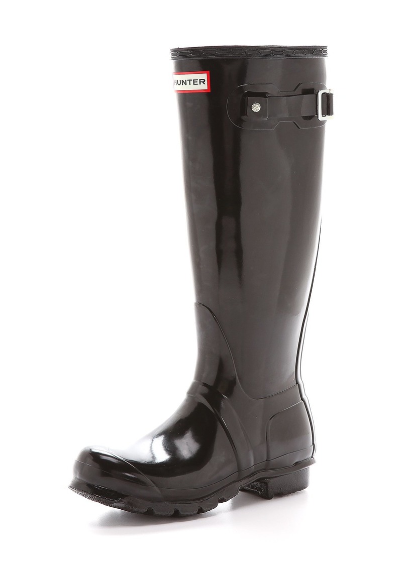 HUNTER Women's Original Tall Rain Boot Gloss B(M) US