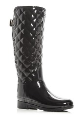 Hunter Women's Refined Gloss Quilted Rain Boots