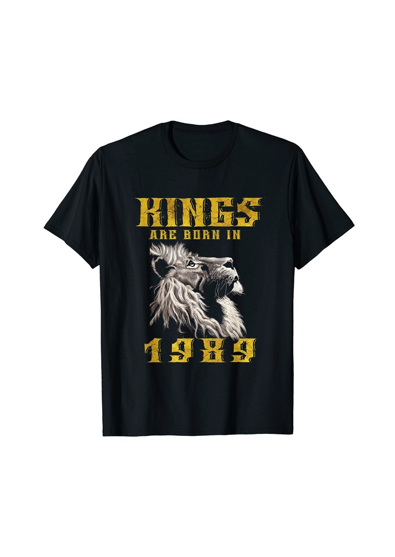 Hunter Kings are Born in 1989 T-Shirt 29 yrs old Bday 29th Birthday