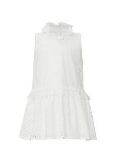 Hunter Little Girl&#8217;s & Girl's Ellie Eyelet Ruffle Shift Dress