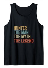 Mens Hunter the man the myth the legend Tank Top