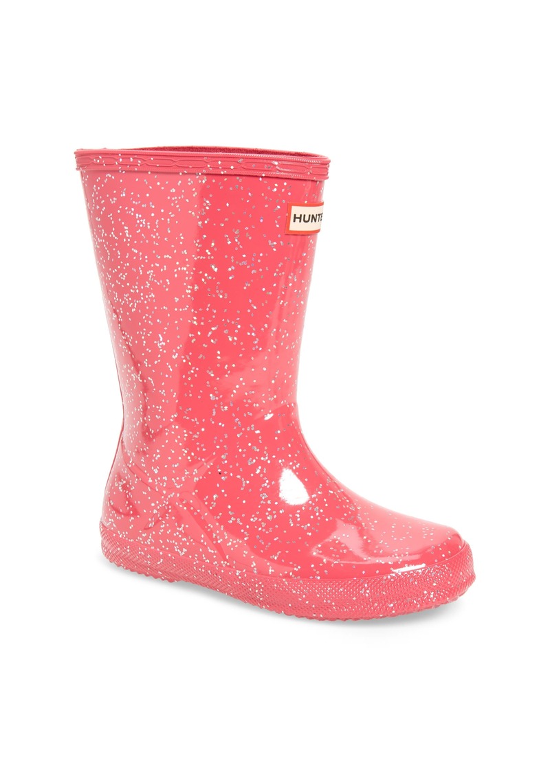 first classic giant glitter waterproof rain boot