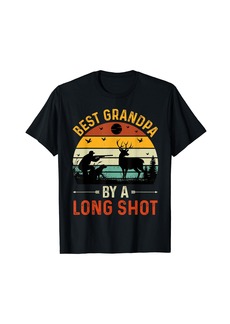 Vintage Best Grandpa By A Long Shot Deer Hunting For Hunter T-Shirt