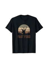 Vintage Fast Food Hunter Shirt Deer Hunting T-Shirt