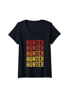 Womens Aspiring Hunter Hunter V-Neck T-Shirt