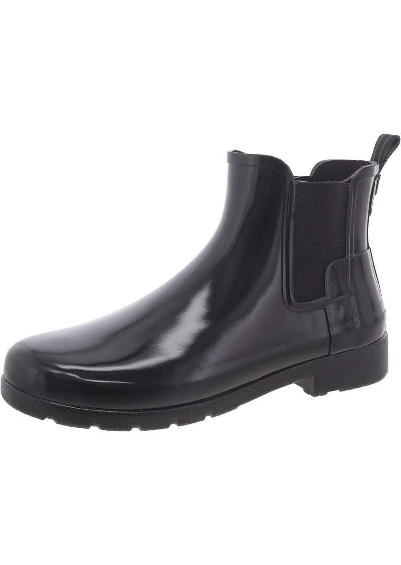 Hunter Womens Chelsea Outdoor Rain Boots