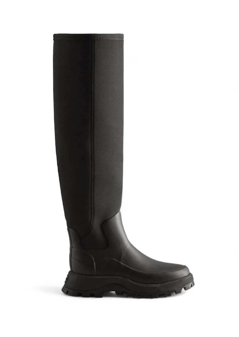 Hunter Women's City Explorer Neon Tall Boot In Black