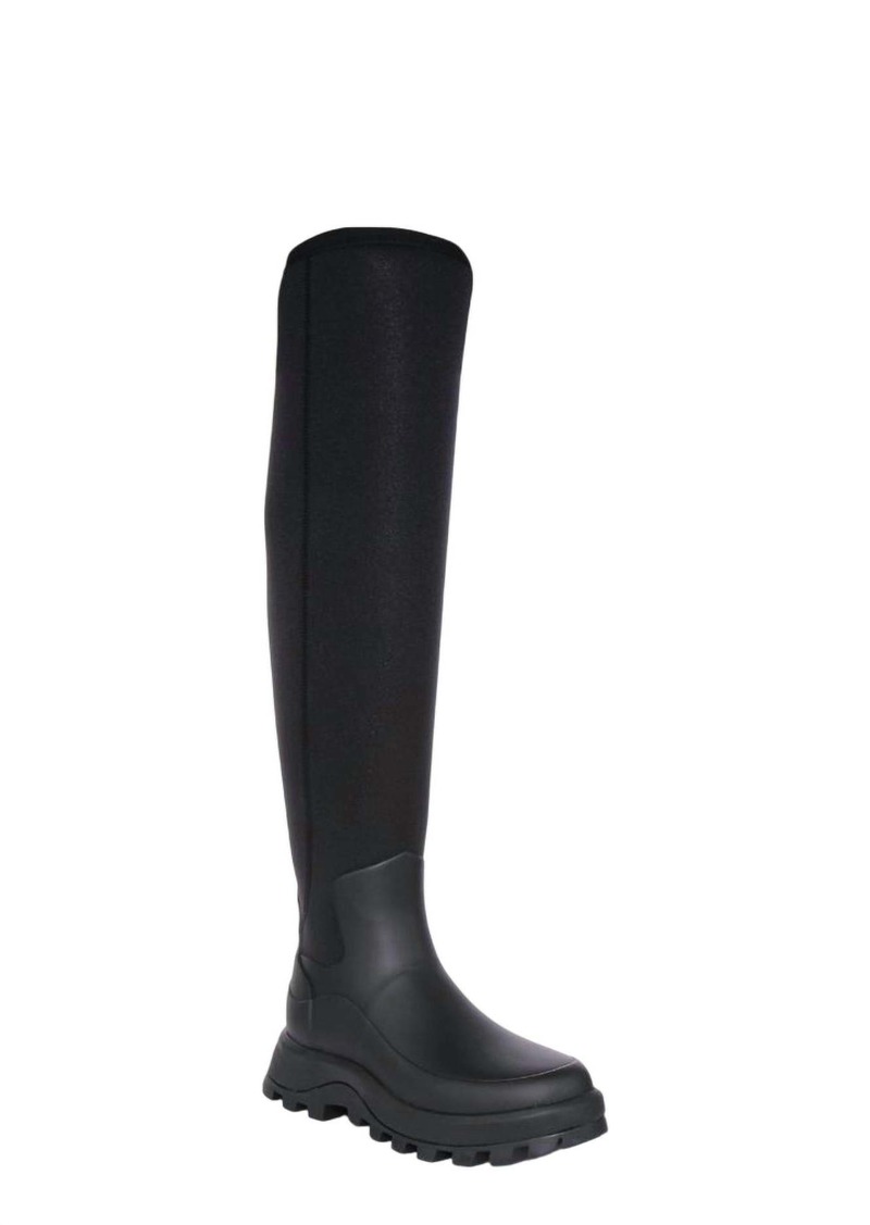 Hunter Women's City Explorer Tall Rain Boot In Black